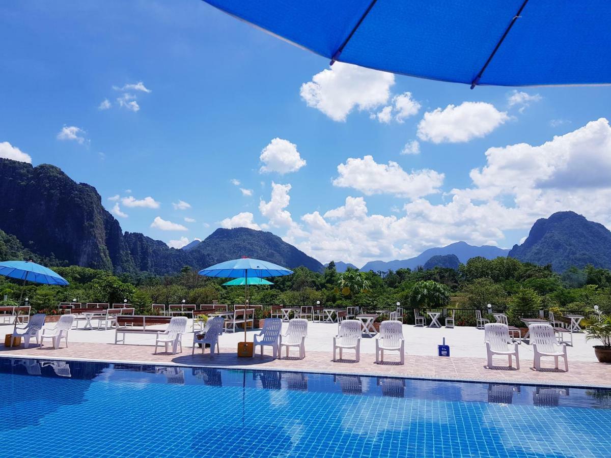 Simon Riverside Hotel Vang Vieng Exterior photo