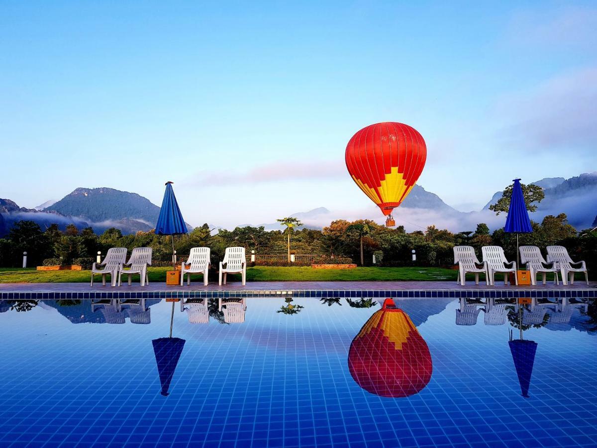 Simon Riverside Hotel Vang Vieng Exterior photo